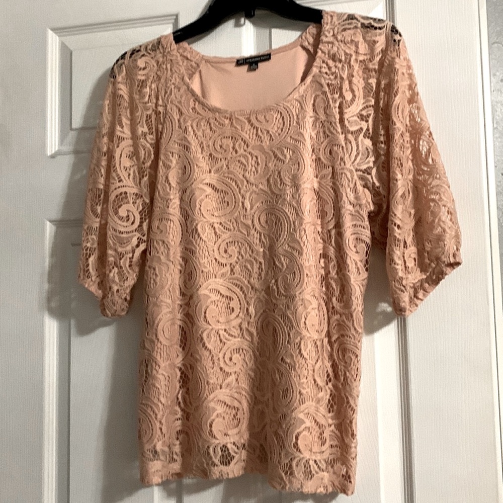 Adrianna Papell lace blouse